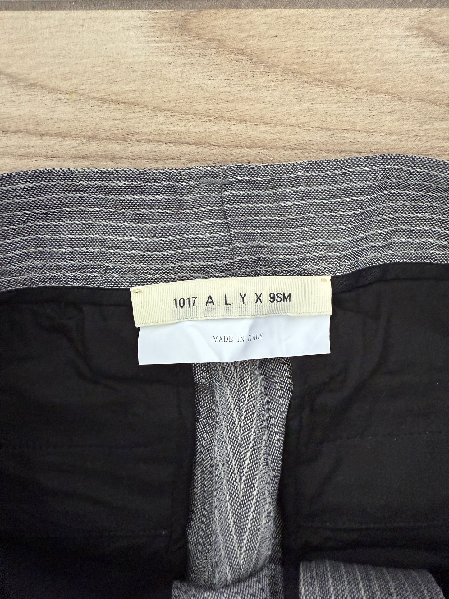 1017 ALYX 9SM Grey Classic Trousers