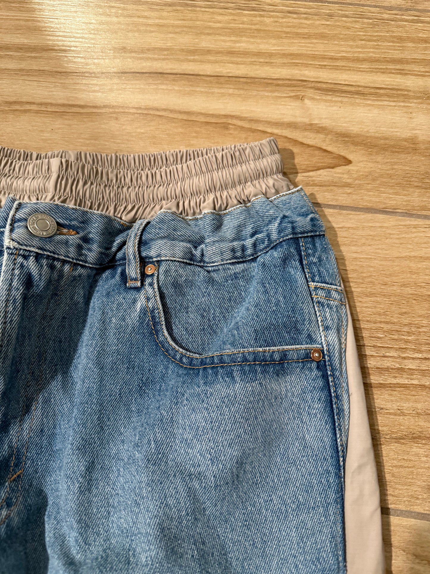 Martine Rose Denim Wind Breaker Pants