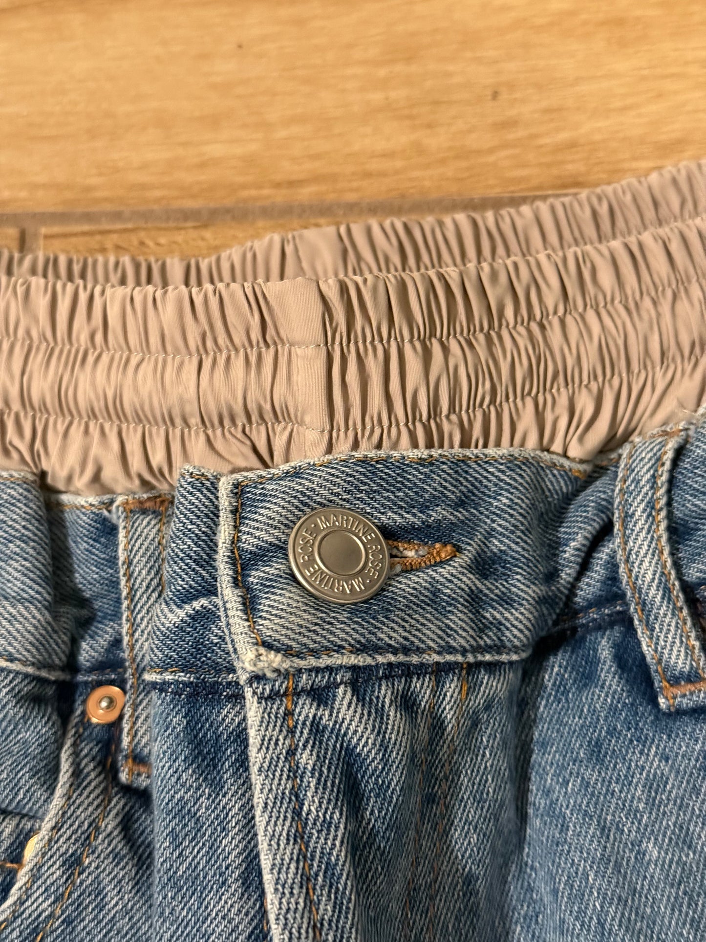 Martine Rose Denim Wind Breaker Pants