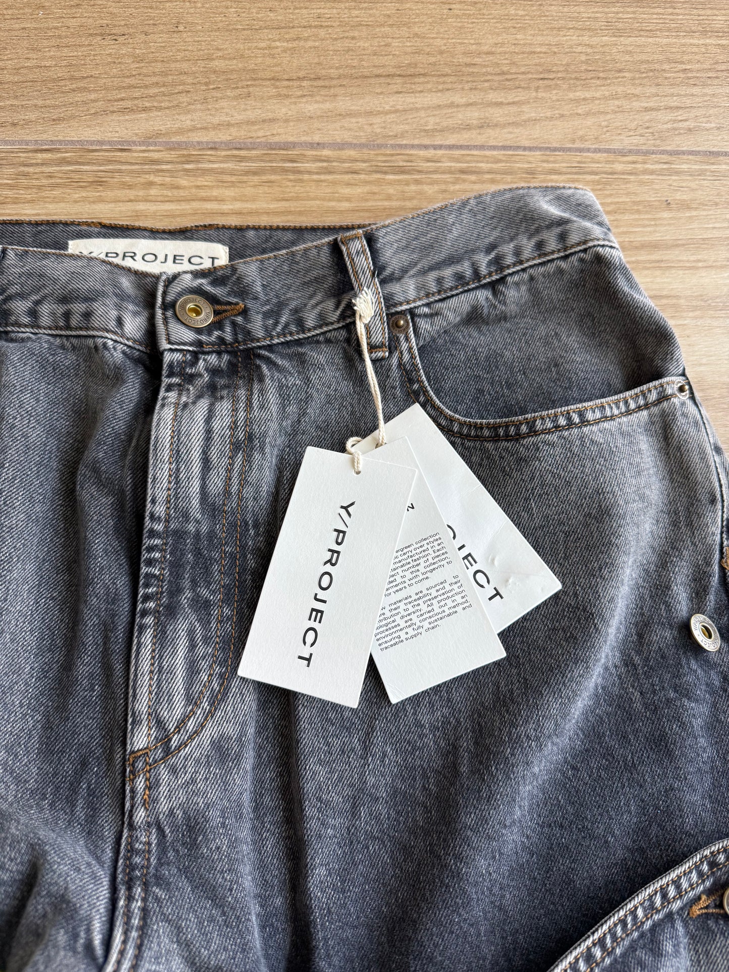 Y/Project Snap Off Denim