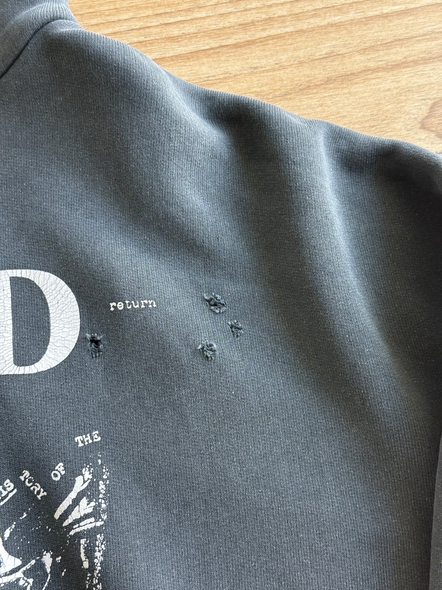 ENFANTS RICHES DÉPRIMÉS My Role in the War Distressed Hoodie