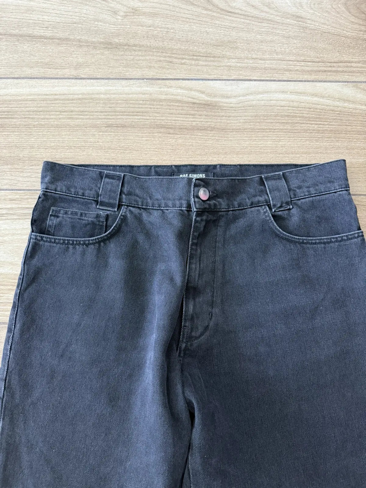 Raf Simons Flared Denim Workwear Pants