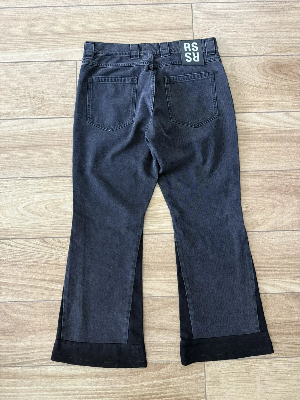 Raf Simons Flared Denim Workwear Pants
