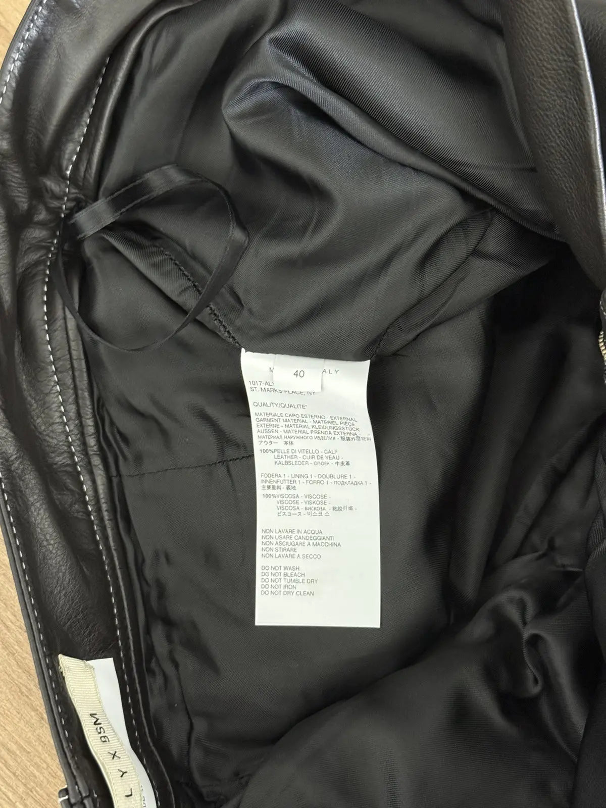 1017 Alyx 9sm Leather Pants