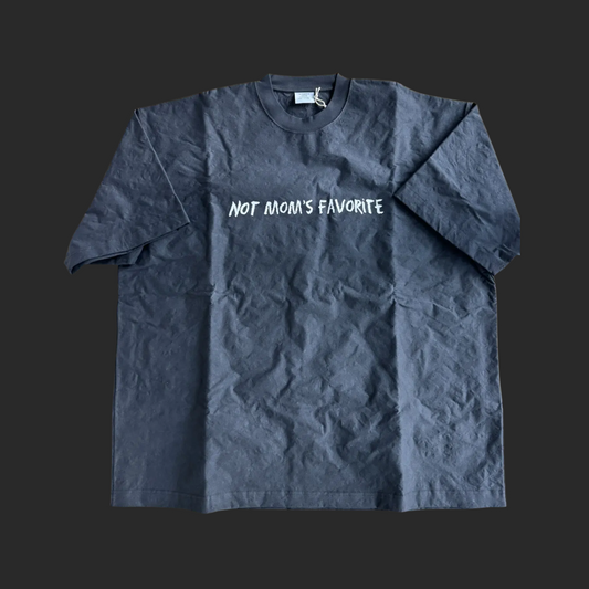 VETEMENTS Metalized Wrinkled 'Not Mom's Favorite' T-shirt