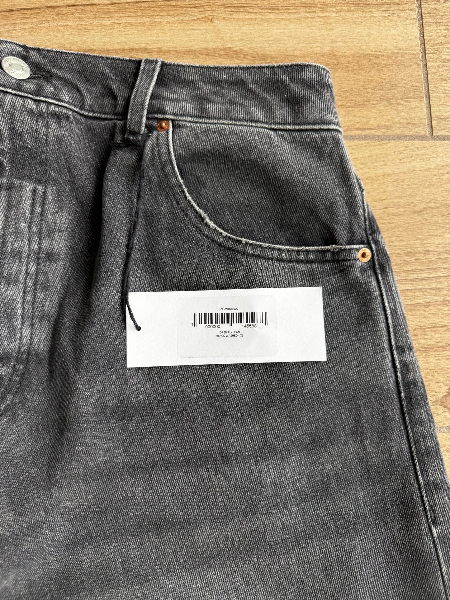 Martine Rose Open Fly Denim