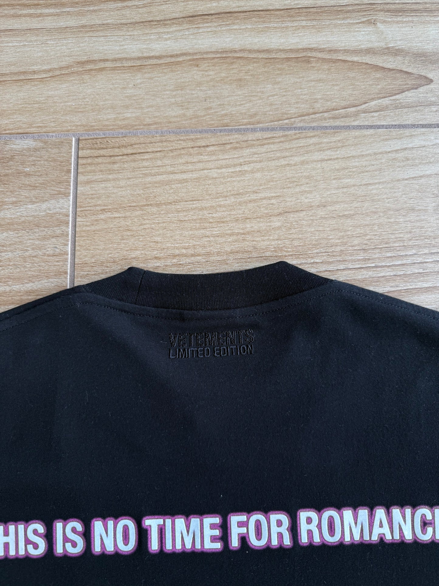 Vetements No Time For Romance T-Shirt