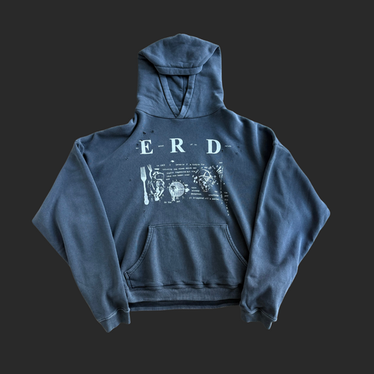 ENFANTS RICHES DÉPRIMÉS My Role in the War Distressed Hoodie