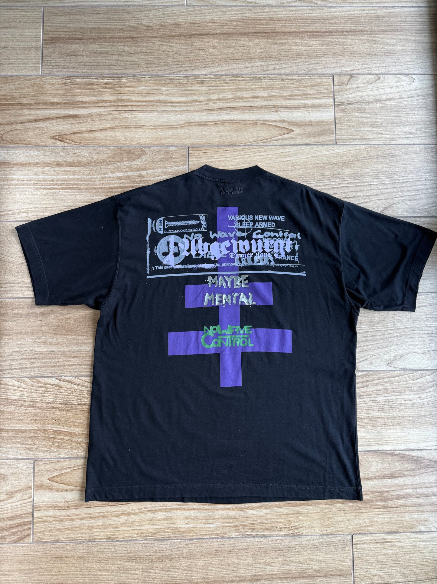Vetements Maybe Mental T-Shirt