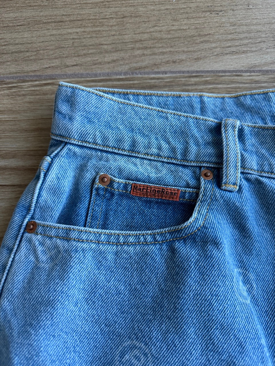 Martine Rose Extended Wide Leg Jeans