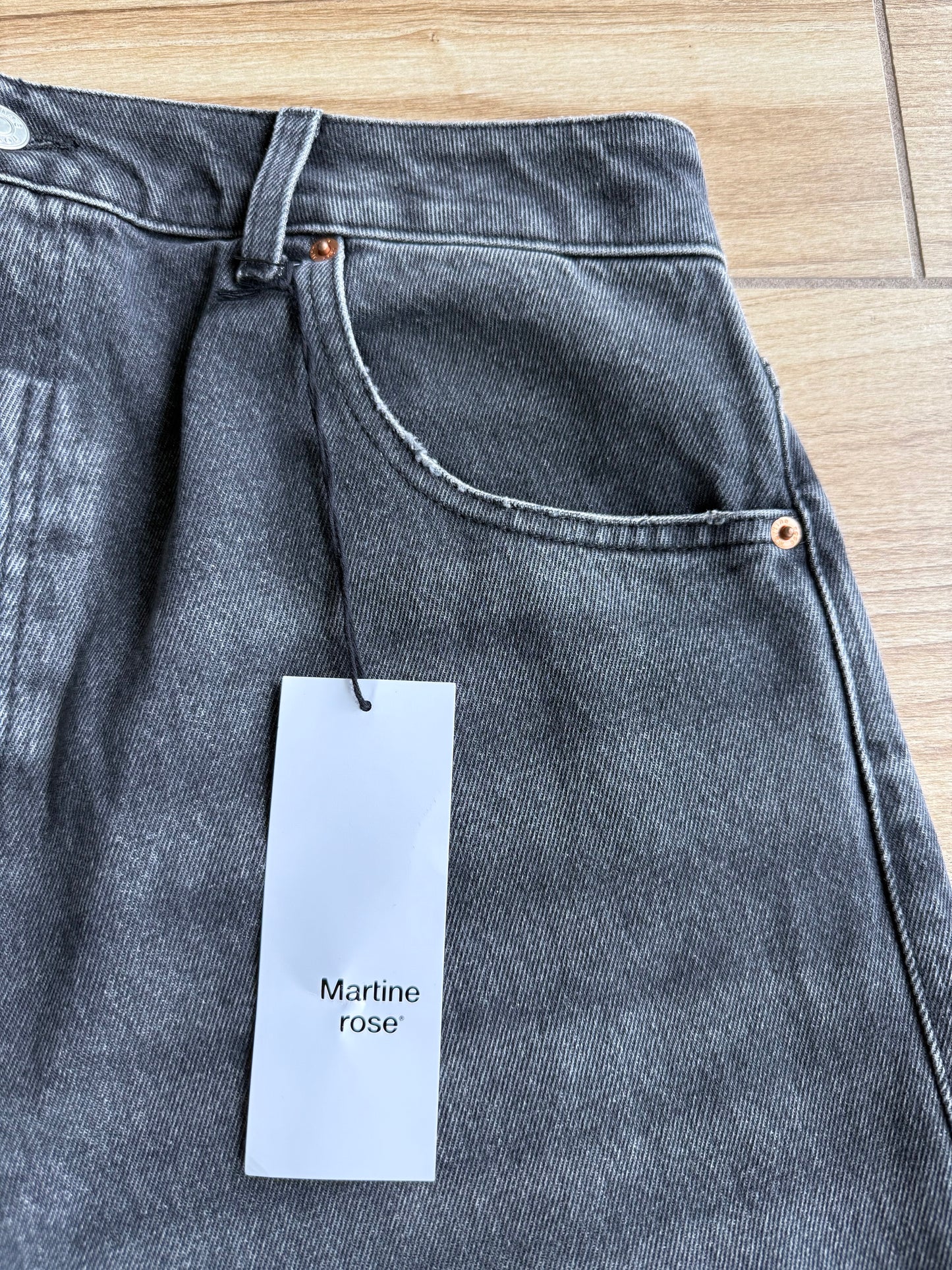 Martine Rose Open Fly Denim