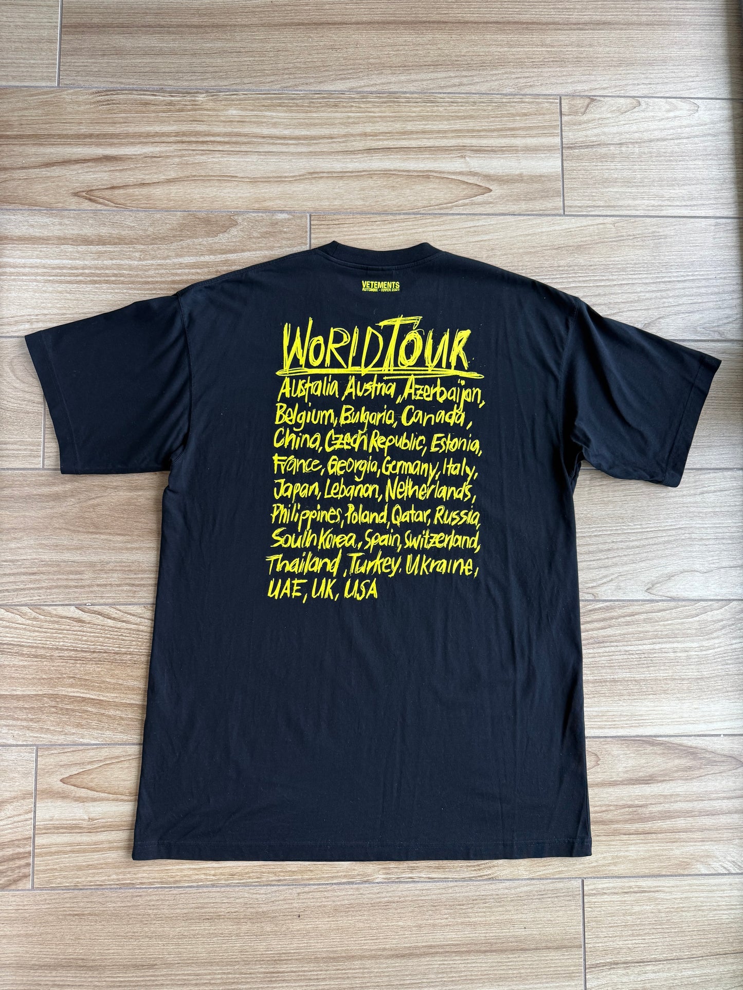 Vetements World Tour T-Shirt