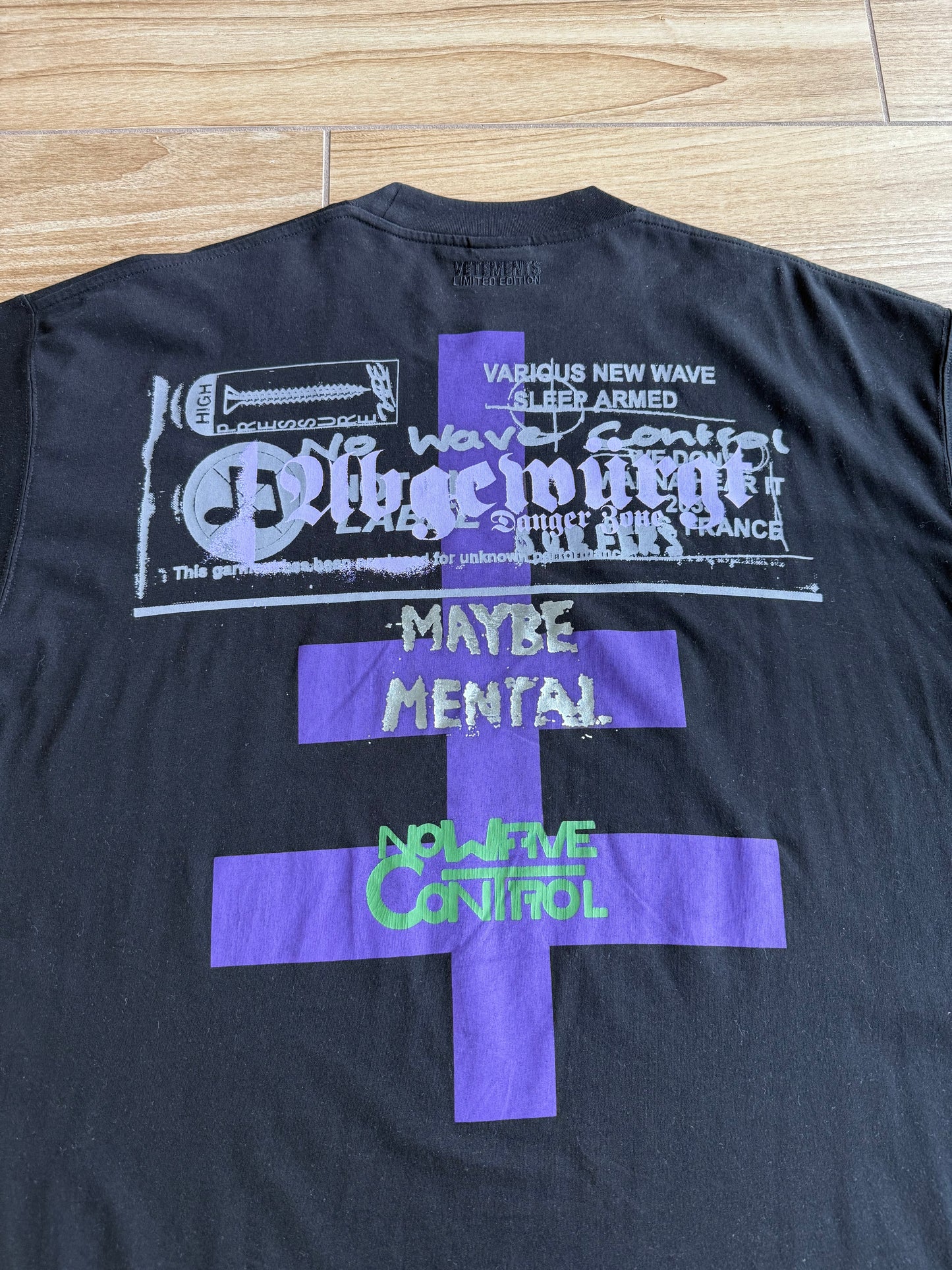 Vetements Maybe Mental T-Shirt