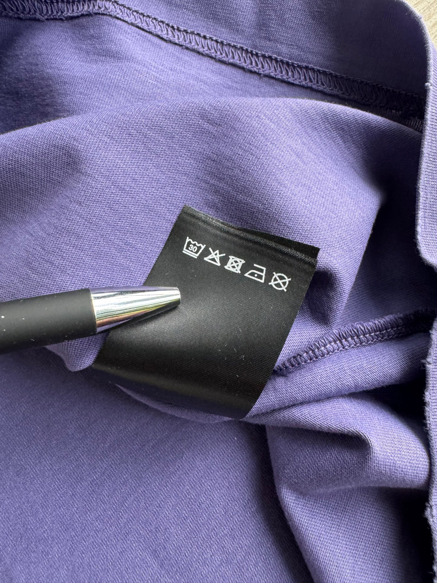 Vetements 'I'm not doing shit today' T-Shirt (Purple)