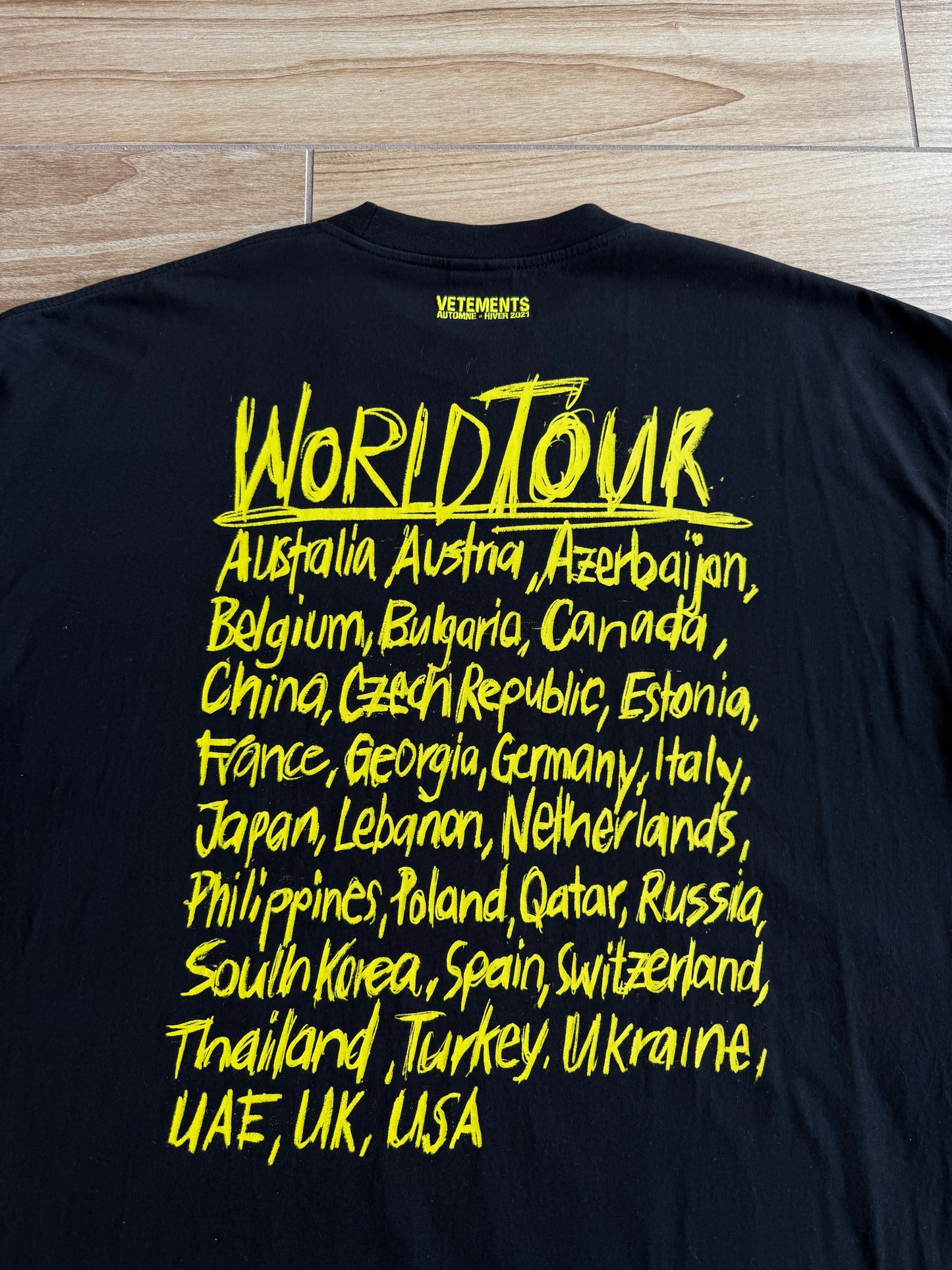 Vetements World Tour T-Shirt