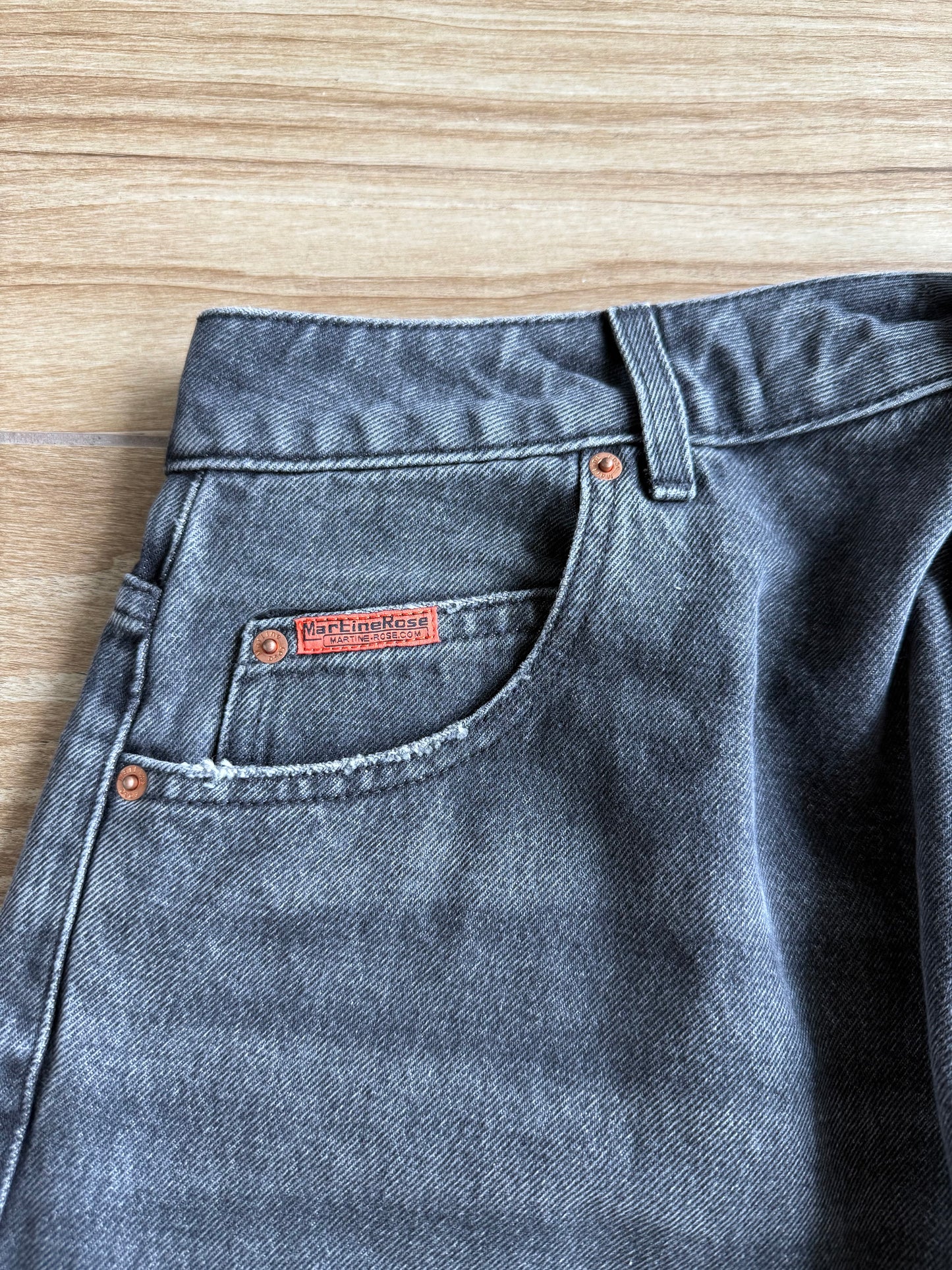 Martine Rose Open Fly Denim