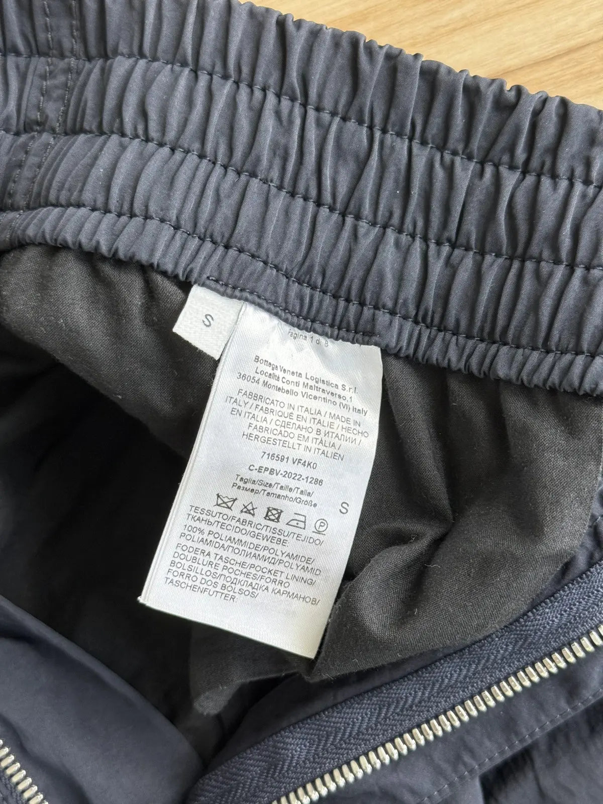 Bottega Veneta Nylon Cargo Pants