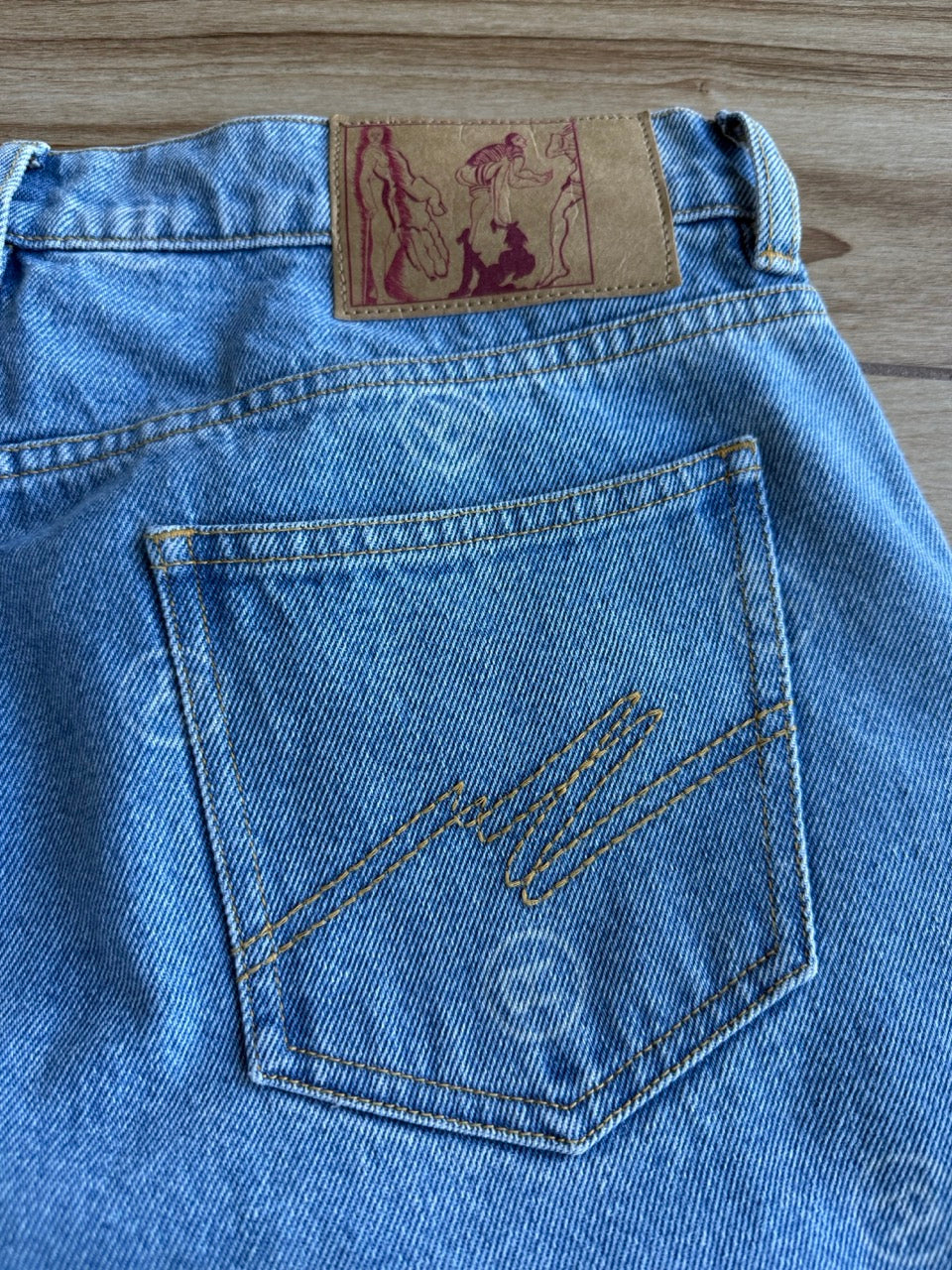 Martine Rose Extended Wide Leg Jeans