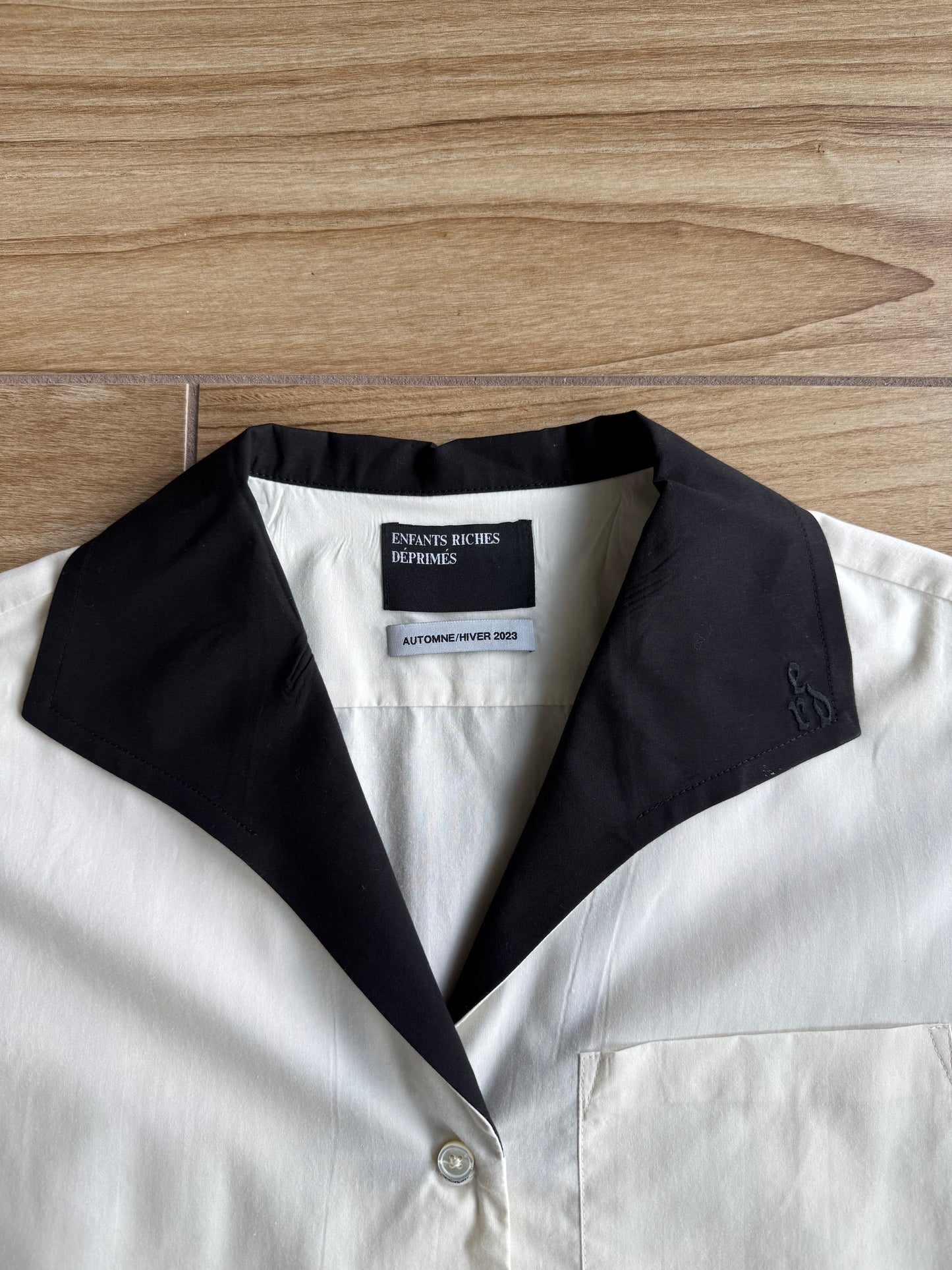 Enfants Riches Deprimes Romance/Distress Bowling Shirt
