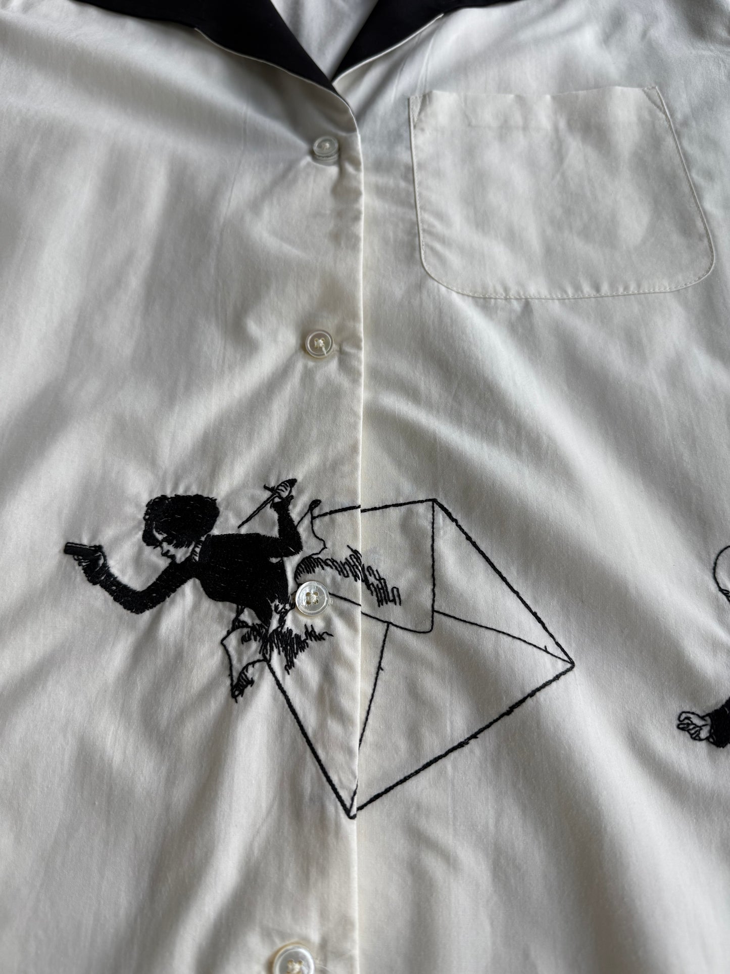 Enfants Riches Deprimes Romance/Distress Bowling Shirt