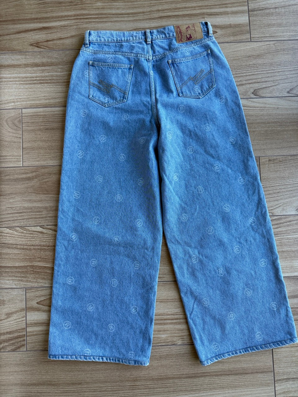 Martine Rose Extended Wide Leg Jeans