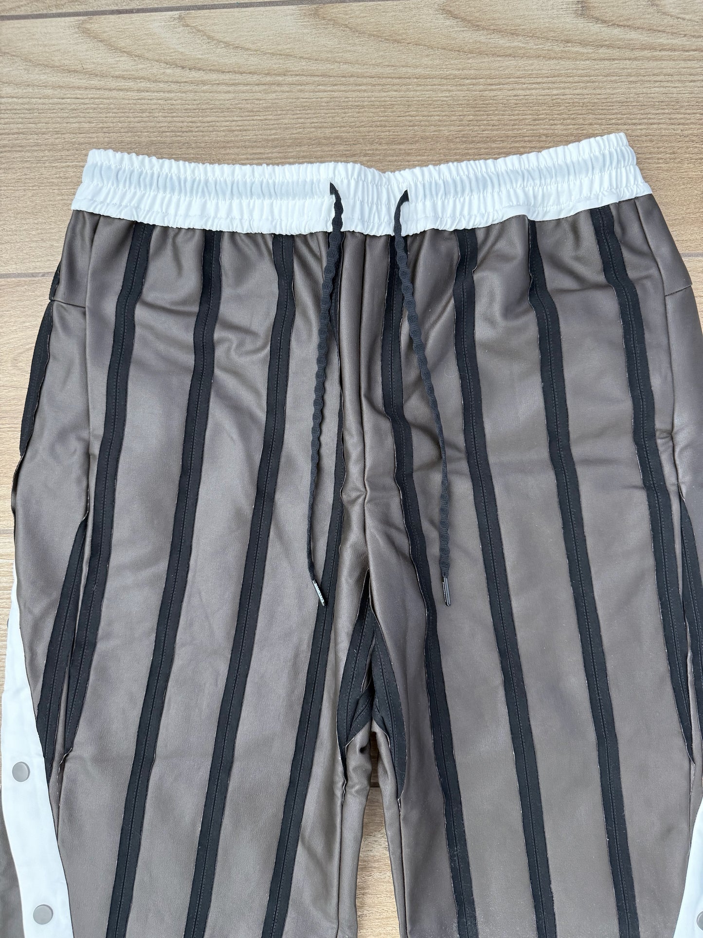 NAMESAKE (Brown Faux Leather Pants)