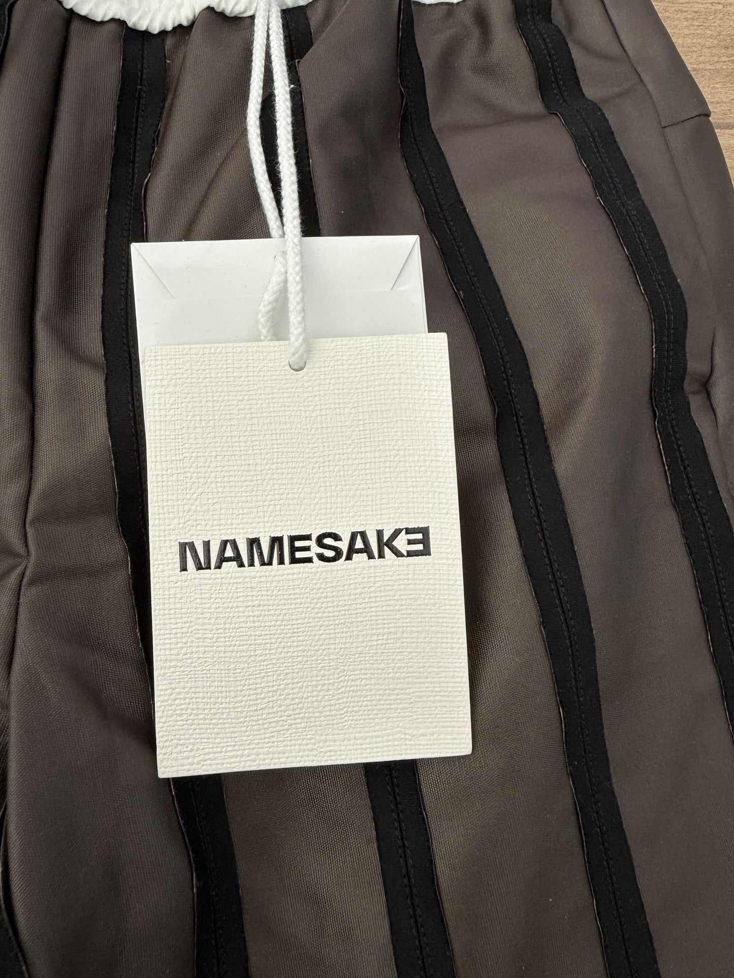 NAMESAKE (Brown Faux Leather Pants)