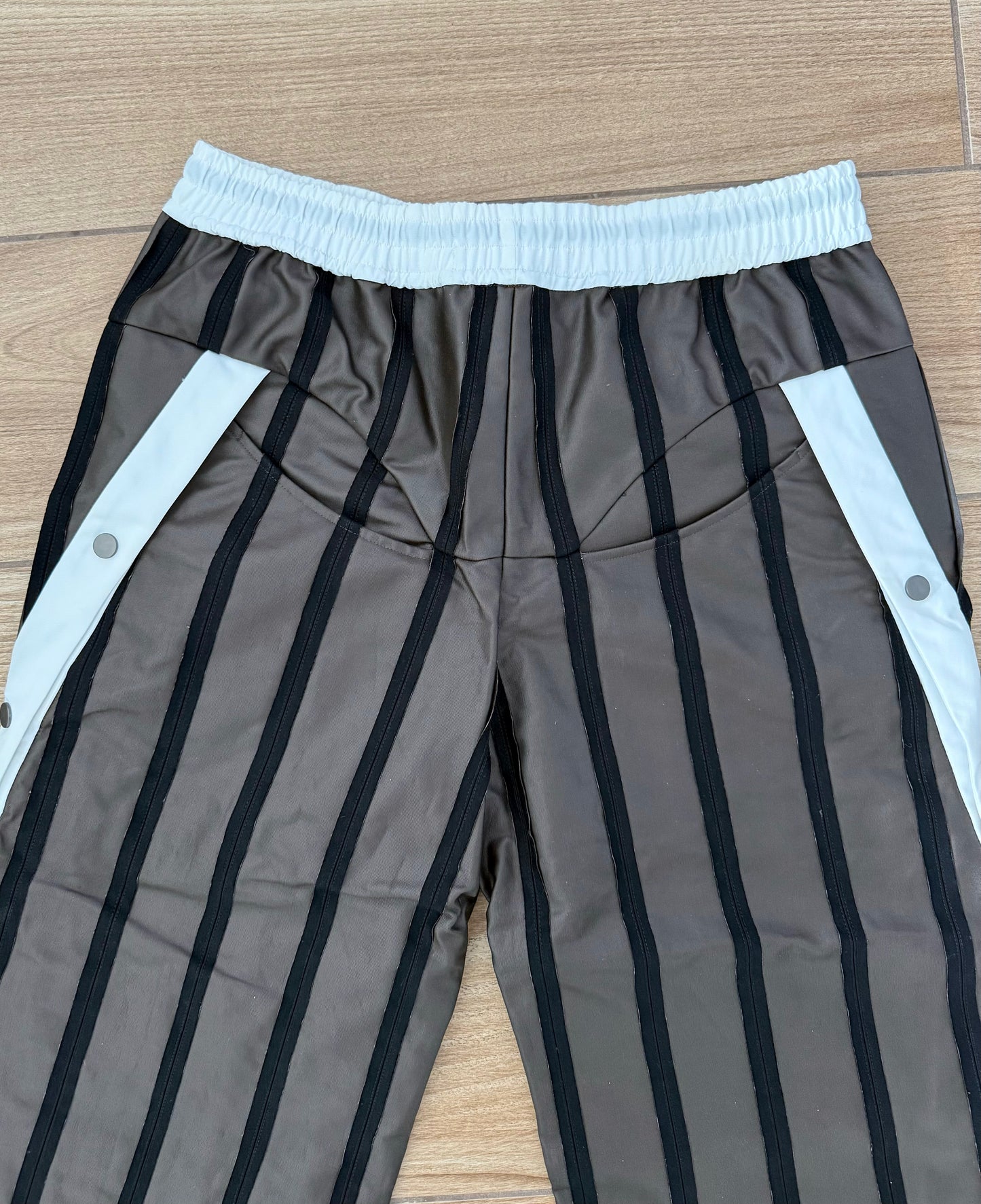 NAMESAKE (Brown Faux Leather Pants)