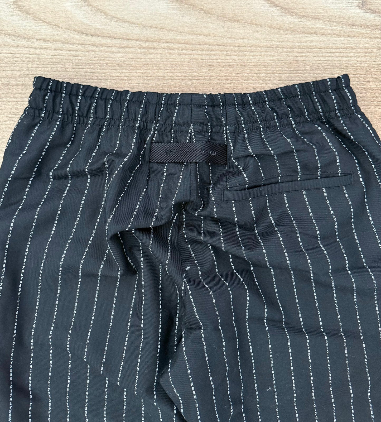1017 ALYX 9SM Black Striped Trousers
