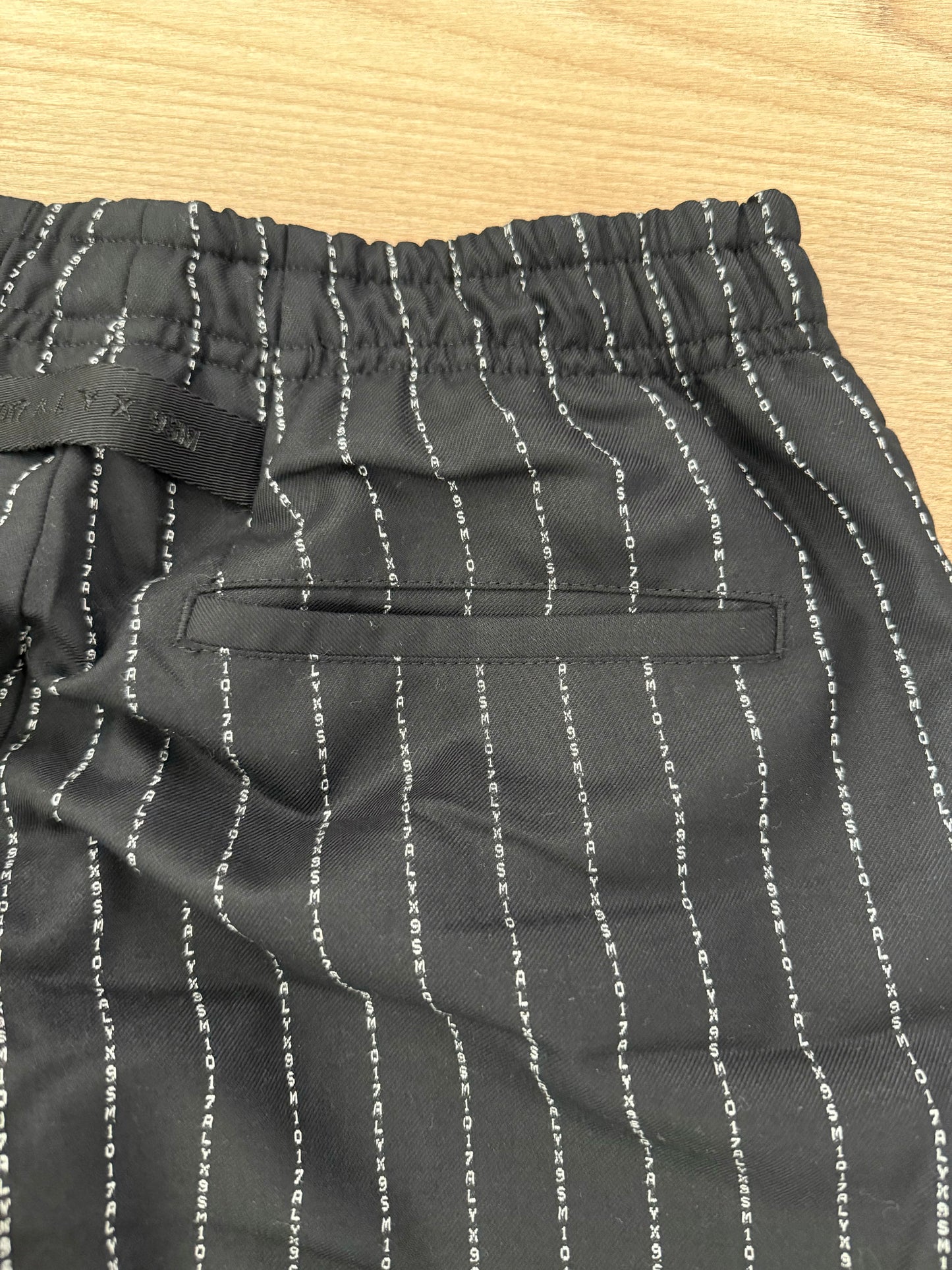 1017 ALYX 9SM Black Striped Trousers