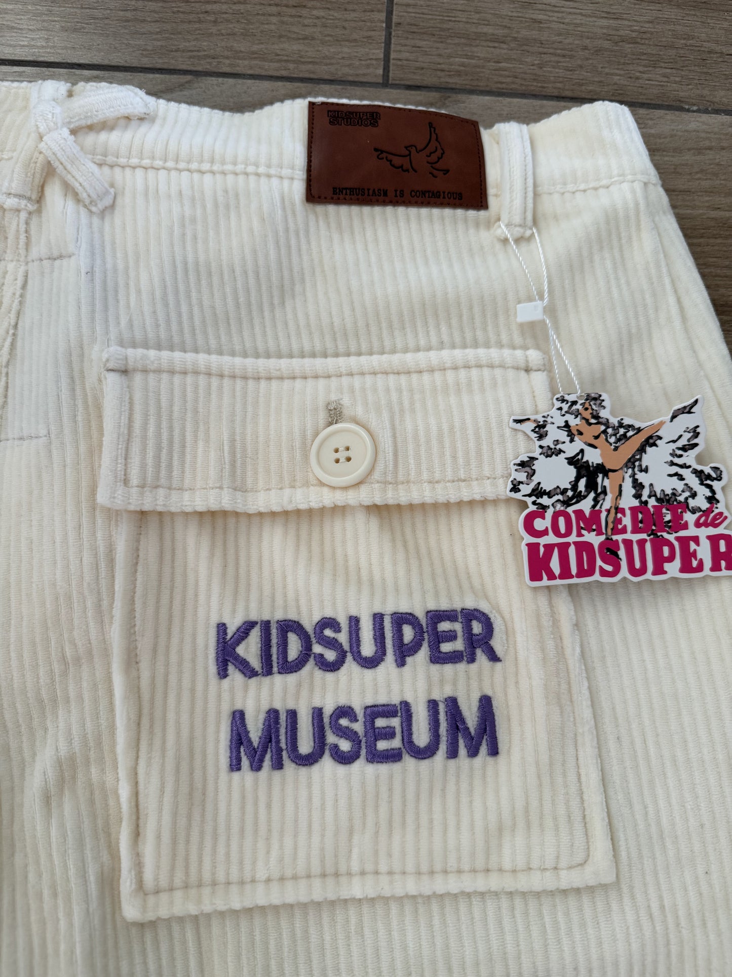 Kidsuper Studios Museum Embroidered Corduroy Pants