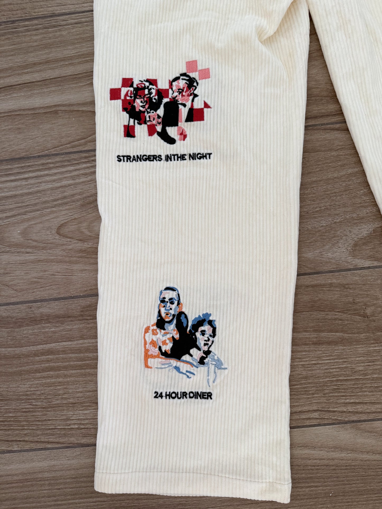 Kidsuper Studios Museum Embroidered Corduroy Pants