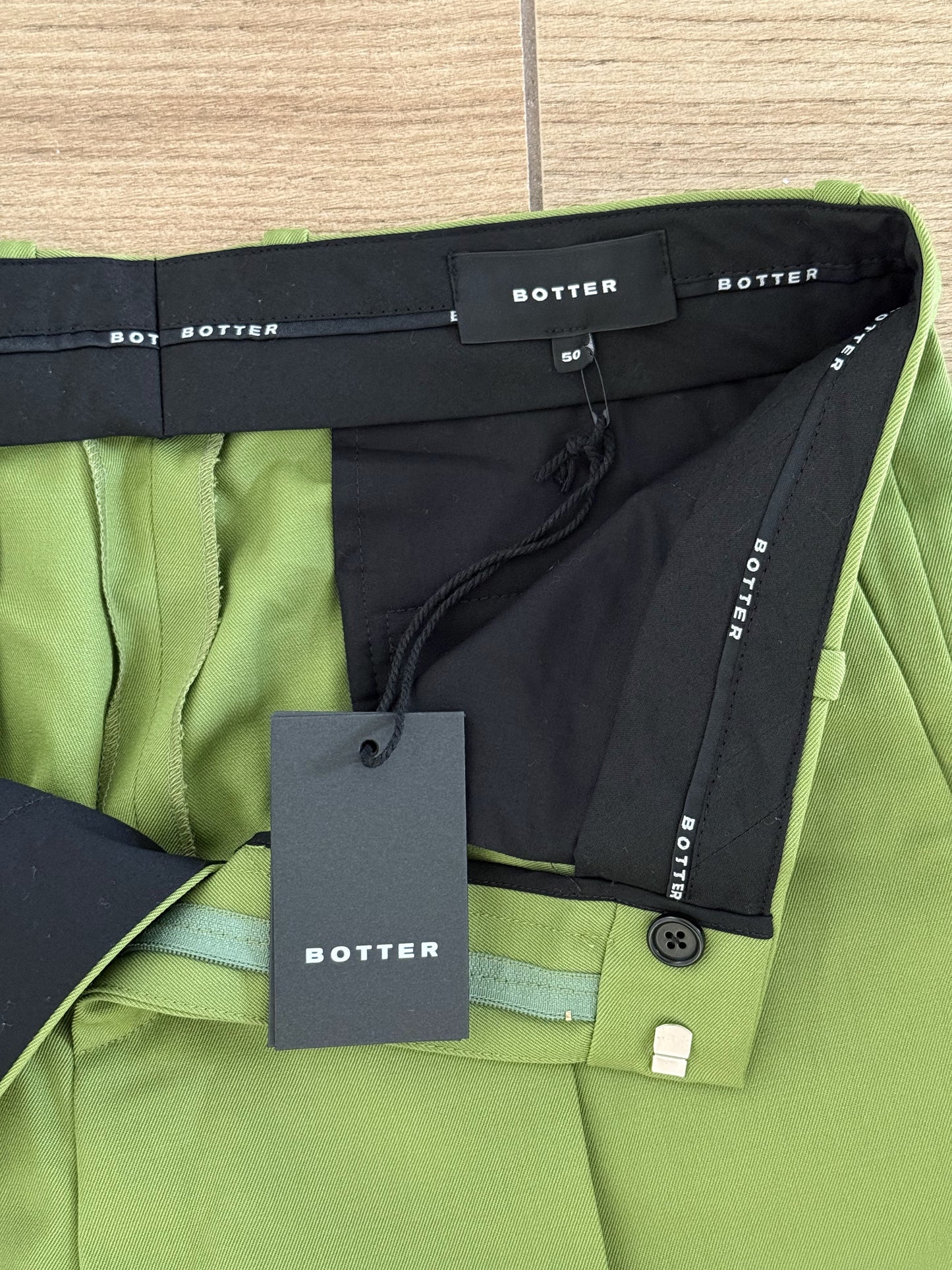 Botter Pleated Trousers (Lime)