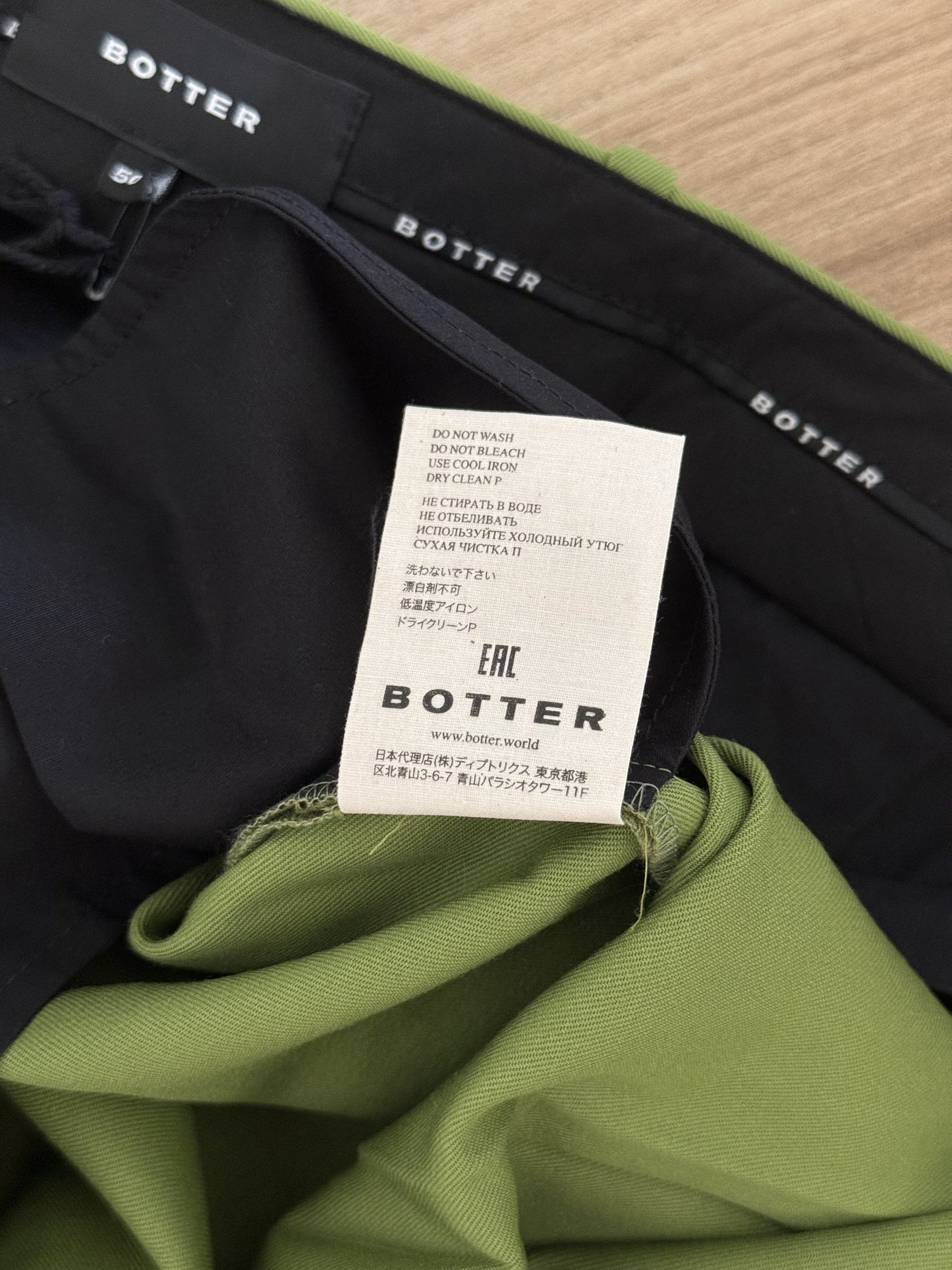 Botter Pleated Trousers (Lime)