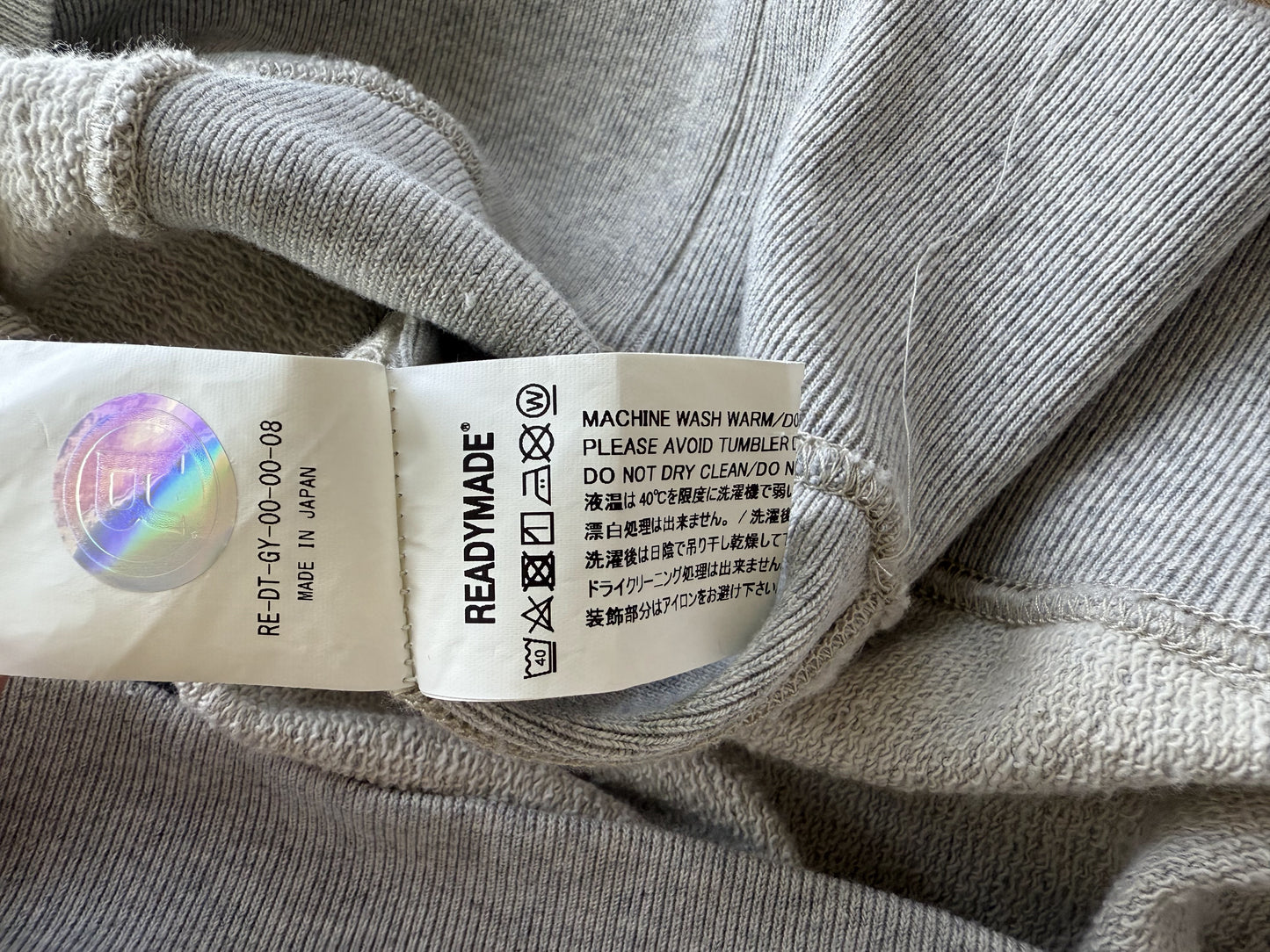 Denim Tears x Ready Made Grey Hoodie