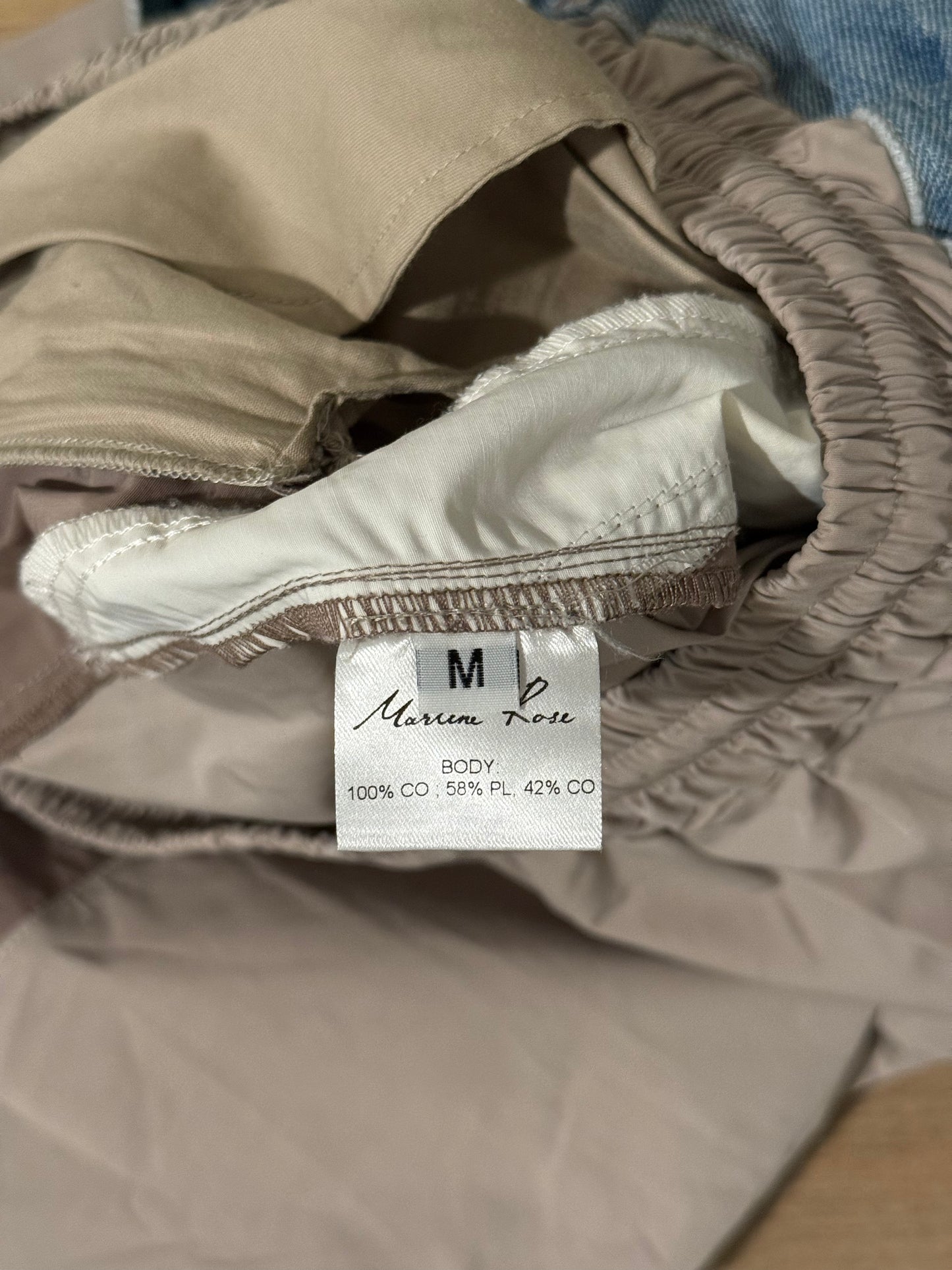 Martine Rose Denim Wind Breaker Pants
