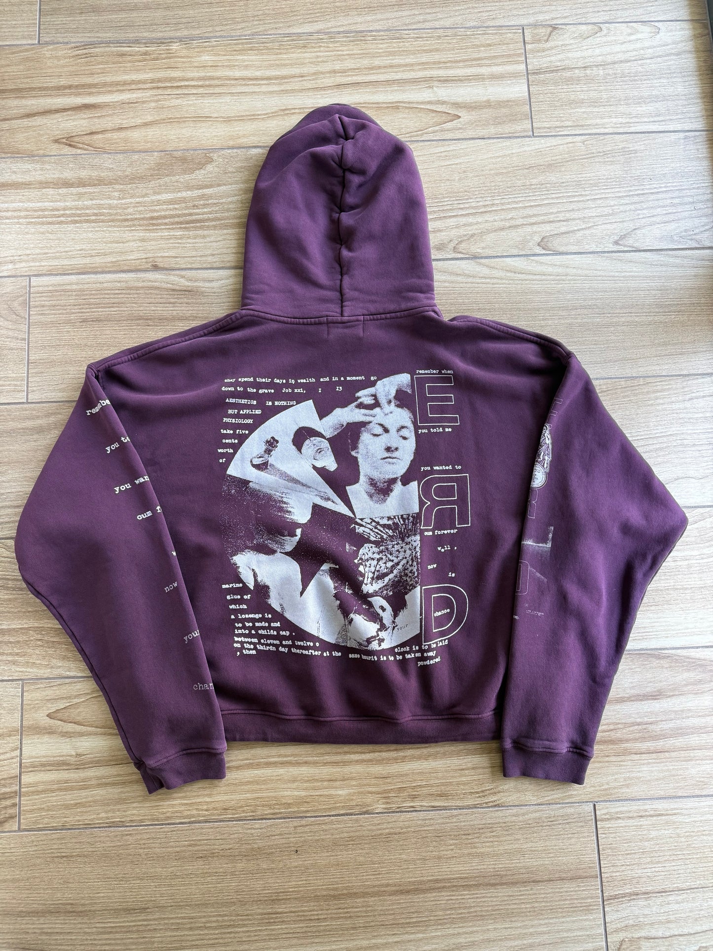 ENFANTS RICHES DÉPRIMÉS Remember Me Hoodie ‘Burgundy’