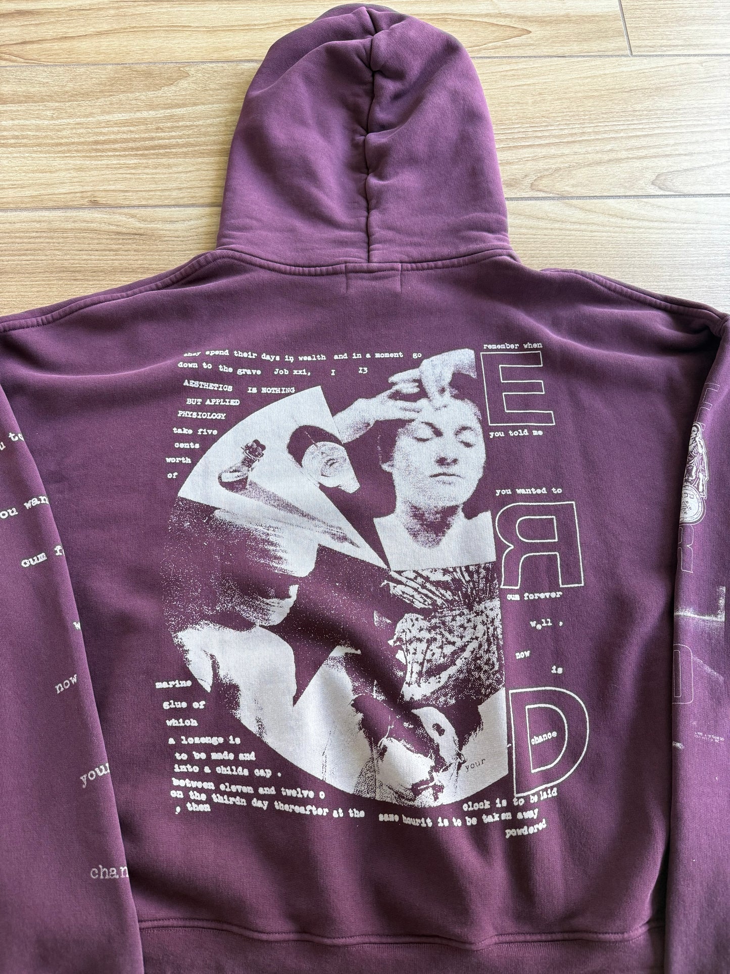 ENFANTS RICHES DÉPRIMÉS Remember Me Hoodie ‘Burgundy’