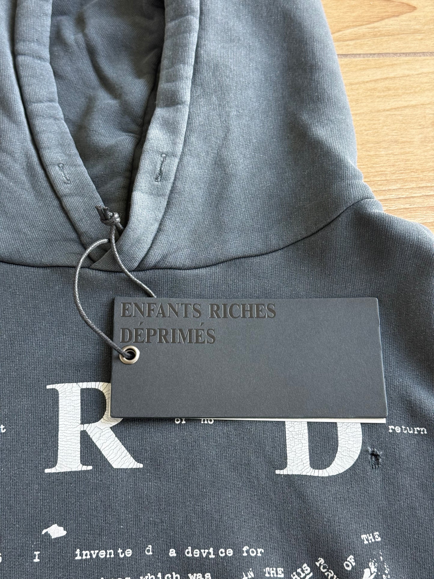 ENFANTS RICHES DÉPRIMÉS My Role in the War Distressed Hoodie
