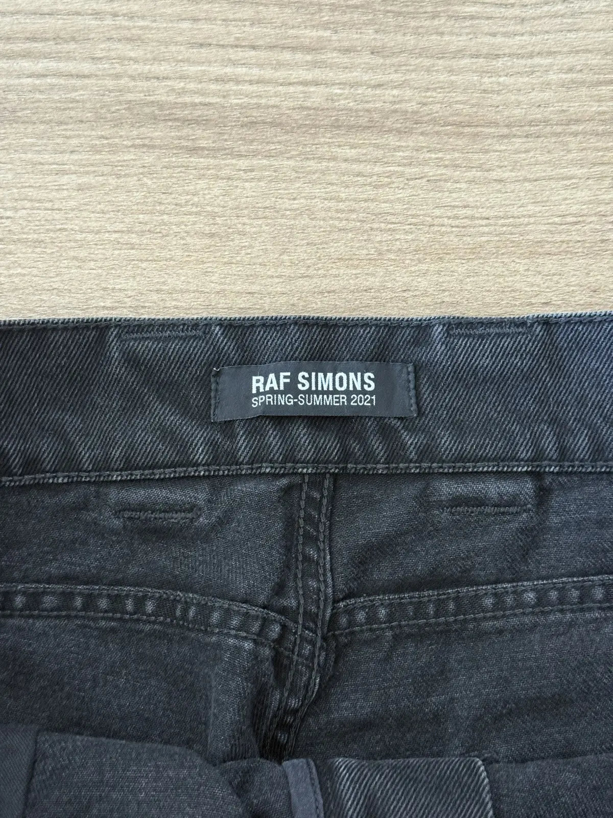 Raf Simons Flared Denim Workwear Pants