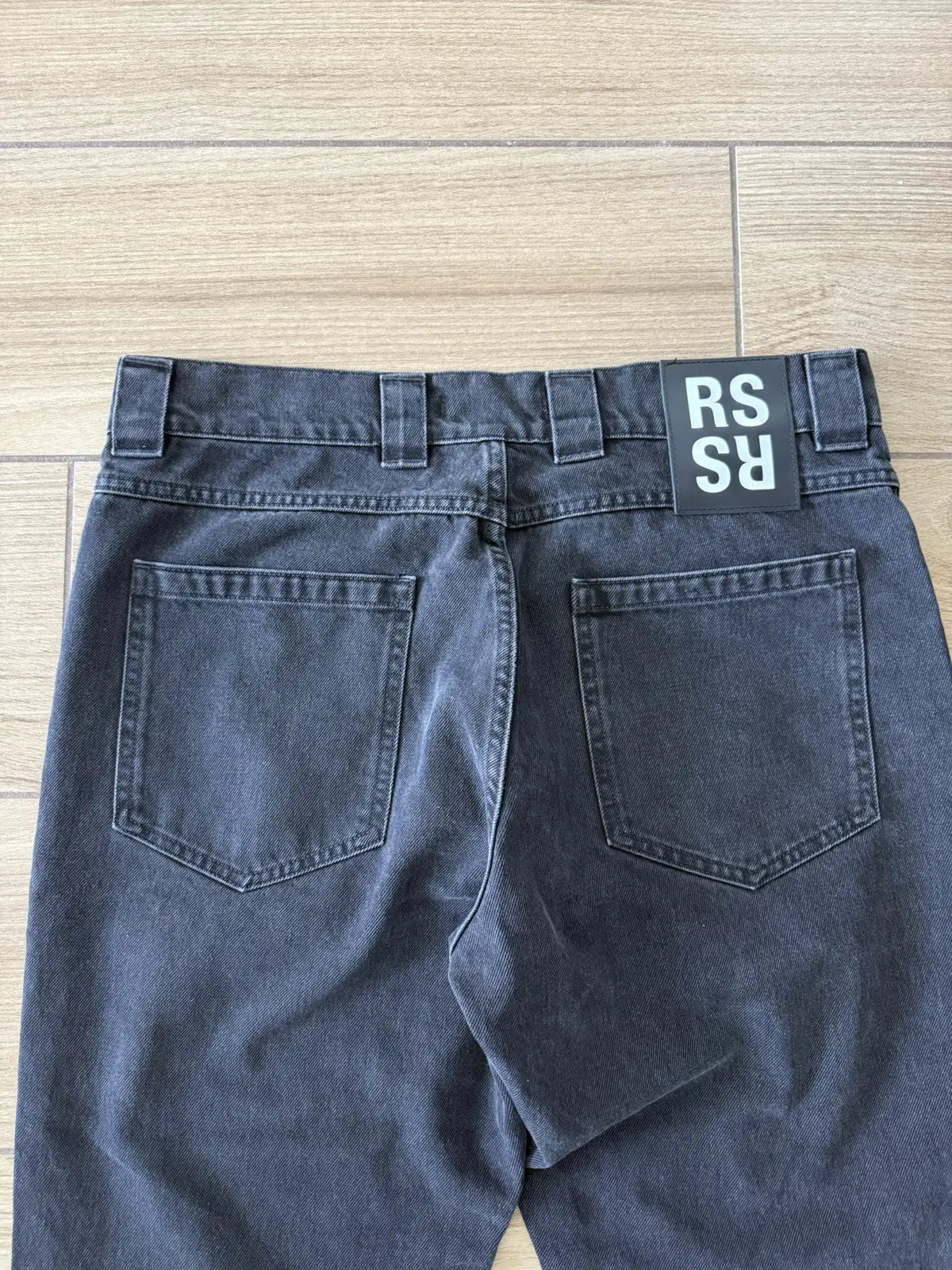 Raf Simons Flared Denim Workwear Pants