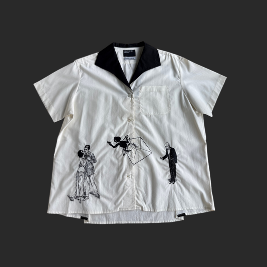 Enfants Riches Deprimes Romance/Distress Bowling Shirt